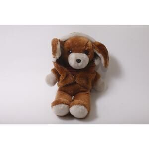 Avon, Puppy, Medium Plush, Dressed, Brown Hoodie, Stuffed Animal ~ 260128-WH 922